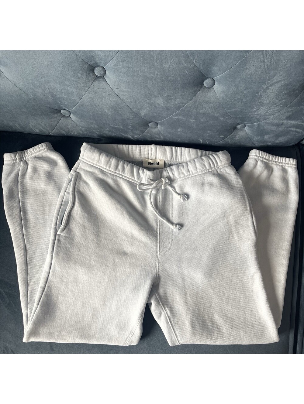 Elwood Core Organic Cotton Sweatpants Small Light Blue Unisex Joggers CS00001